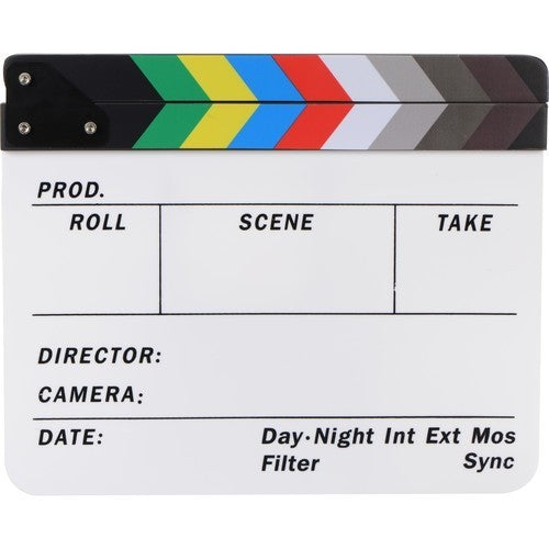 Clapper Board Colorful Acrylic Profesional