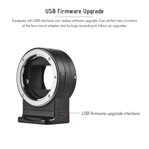 Viltrox NF-E1 Lens Mount Adapter for Nikon F Lens to Sony E Mount NFE1