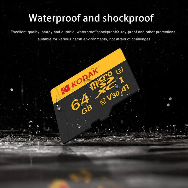 Kodak mSd U3/V30 64 Gb with adapter