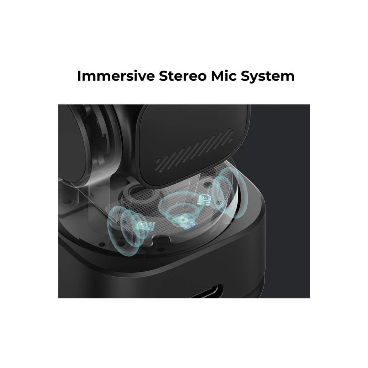 Obsbot TINY 3 Lite AI-Powered Spatial Audio 4K PTZ Webcam Portable