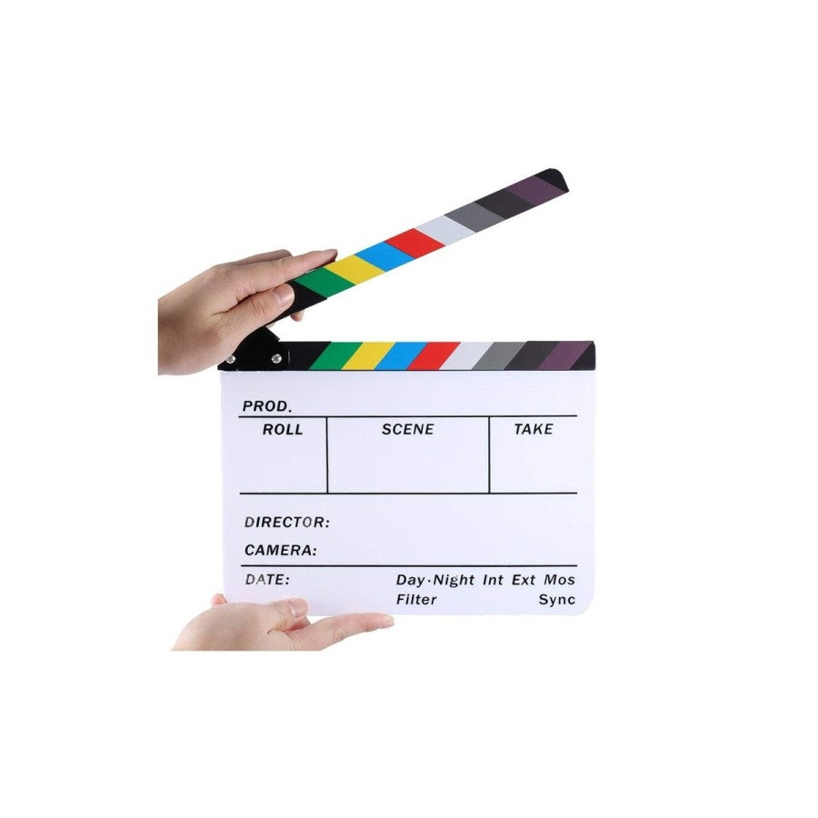 Clapper Board Colorful Acrylic Profesional