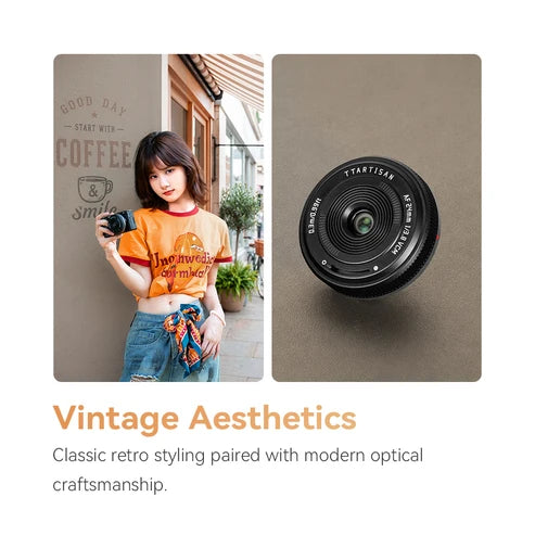 TTArtisan AF 24mm f/3.8 Mini FE Full Frame Sony E Mount Pancake Lens