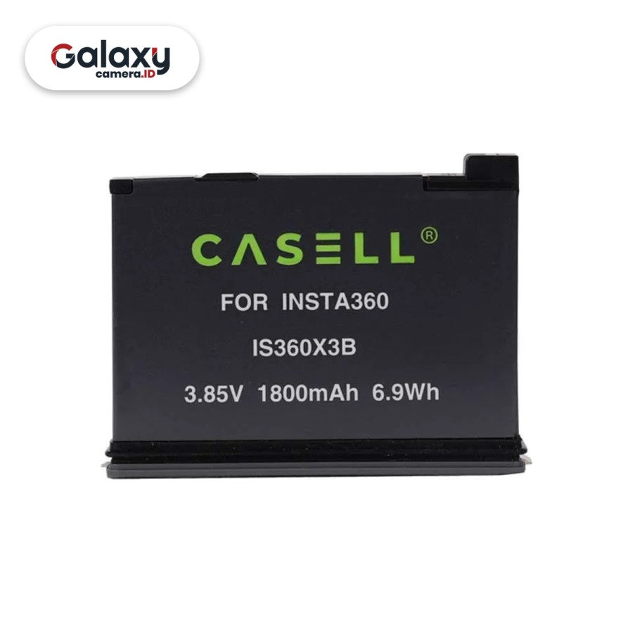 Casell Dual Battery Charger for Insta360 X3 2 Pcs