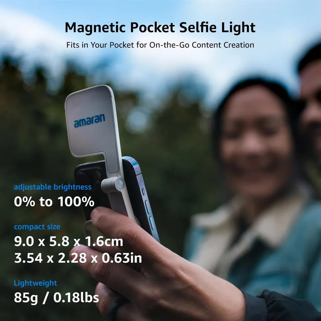 Amaran Go Mini MagSafe LED Light Lampu Video HP Selfie