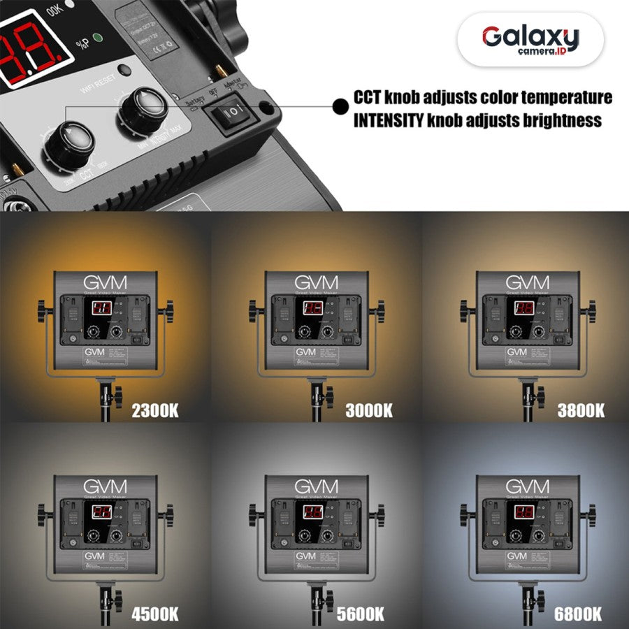 GVM 480LS Bi-color Light Studio