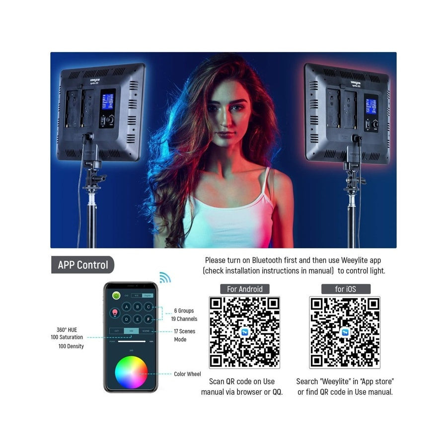 Viltrox Weeylite Sprite 20 Duo Kit Full Color RGB Video LED Light