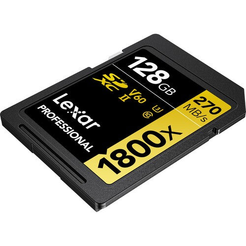 Memory SDXC Lexar Professional 128GB 1800x UHS-II