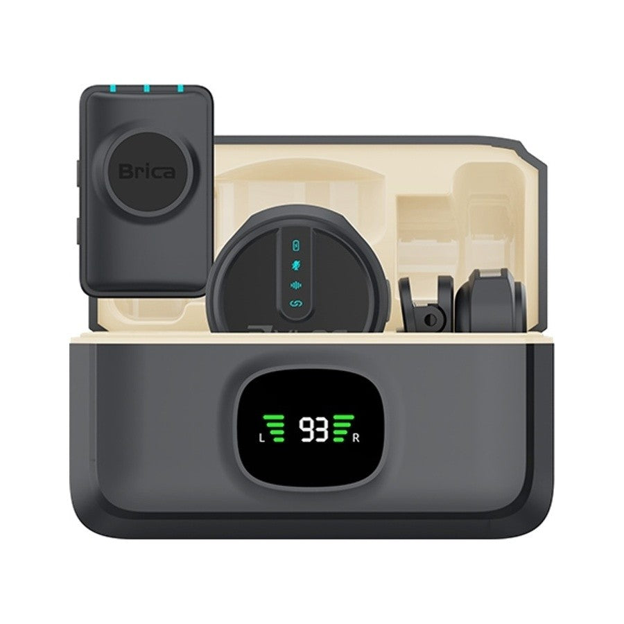 Brica B-Vlog M3 Dual Clip Wireless Microphone
