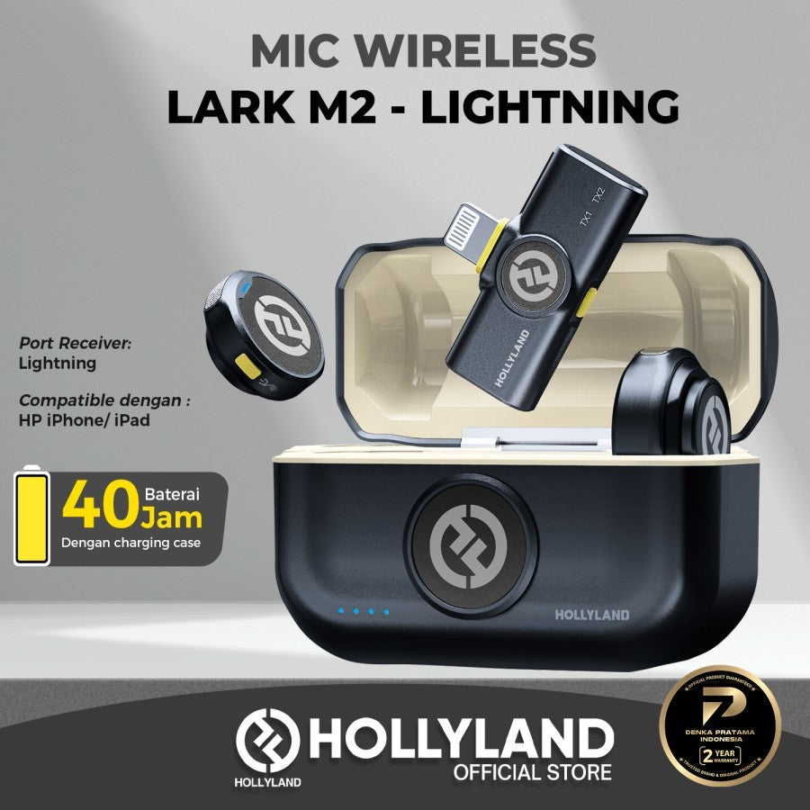 Hollyland Lark M2 Lightning IOS Microphone Wireless