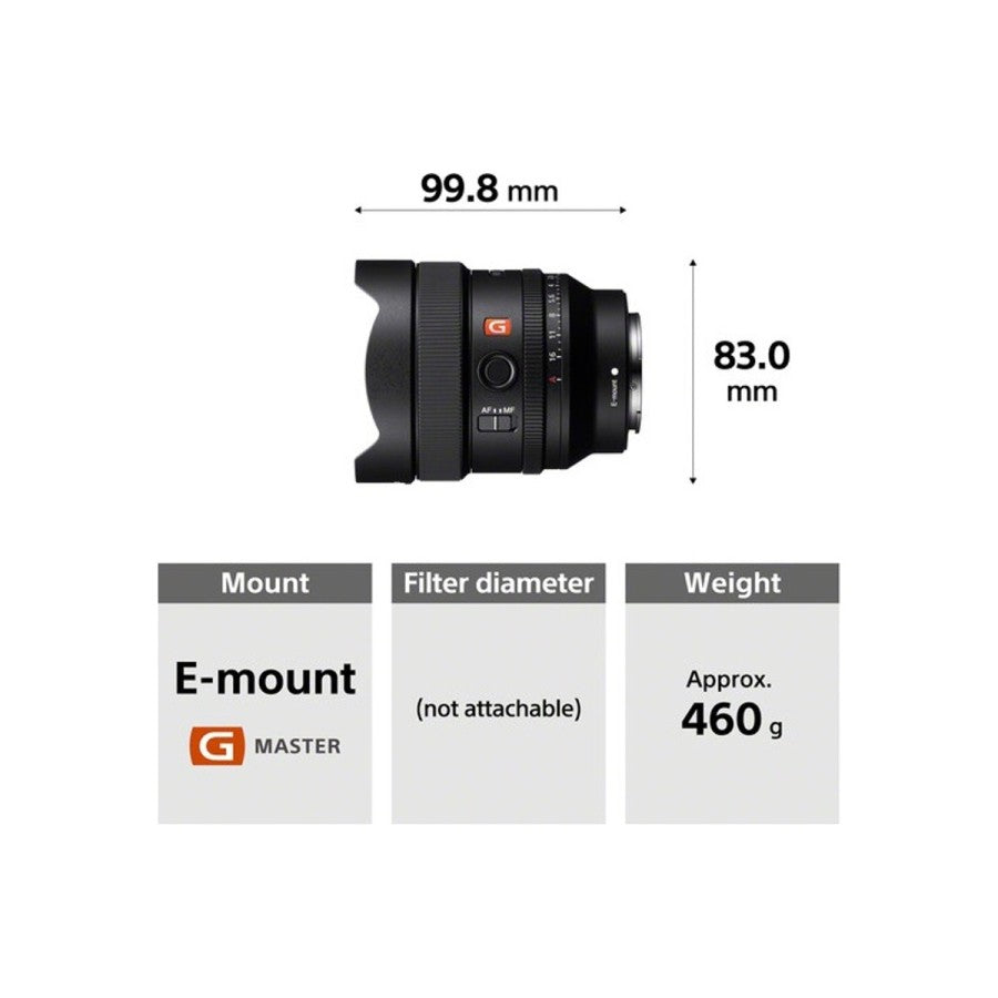 Sony FE 14mm f1.8 GM Lensa Sony 14mm f/1.8 GM