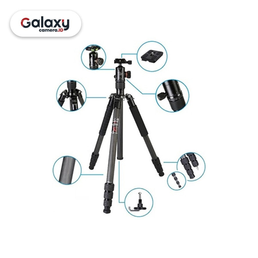 Tripod Kamera Fotopro X GO E XGO E Plus Carbon Tripod Garansi Resmi