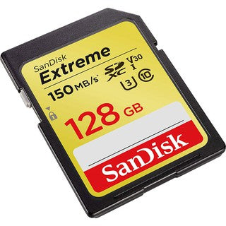 Memory SDHC Sandisk Extreme 128GB 150mbps