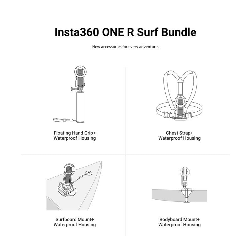 Insta360 Surf Bundle For ONE X2/ONE R/GO 2