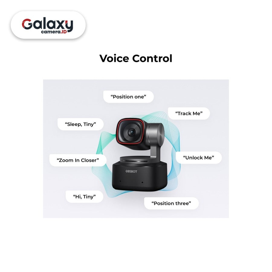 Obsbot Tiny 2 AI Powered PTZ 4K Webcam Portable Tiny2 Resmi