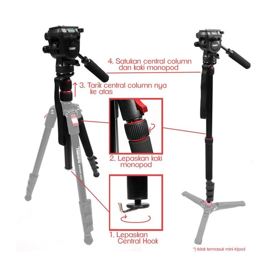 Takara Rover 66 V + T-054 Monopod Stand