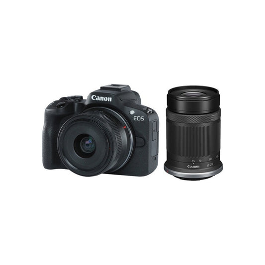 CANON EOS R50 Kit RF-S18-45mm f/4.5-6.3 IS STM + RF-S 55-210MM F5-7.1 IS STM