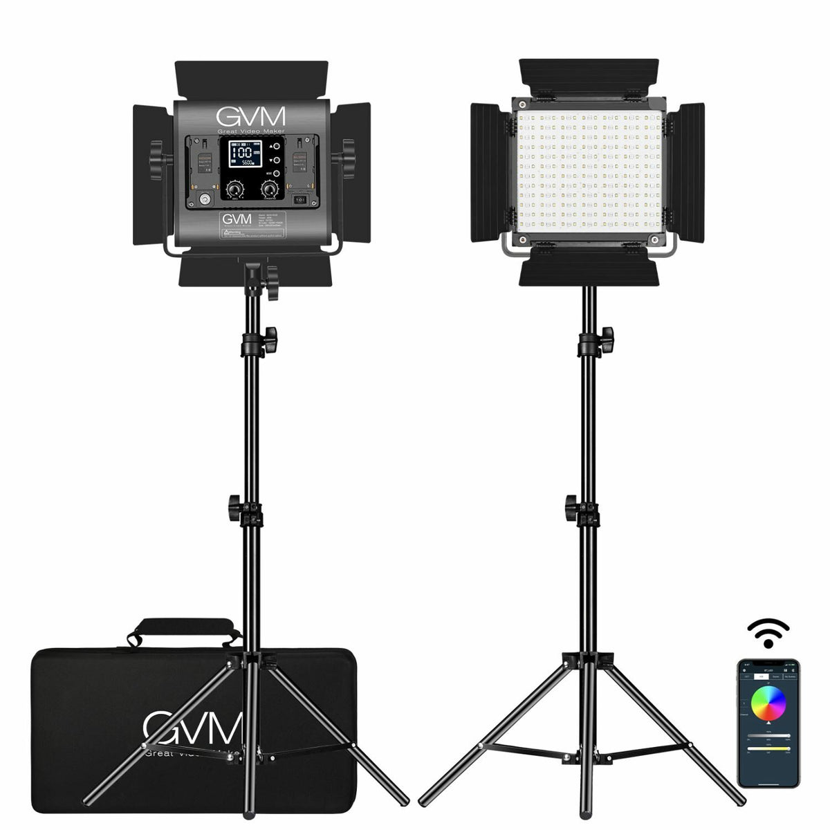 GVM LED 800D-RGB Video Light