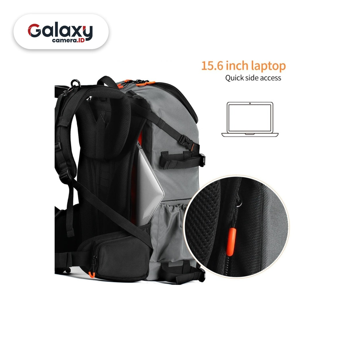 KNF K&F Concept 33L Travel Camera Bag Backpack Tas Kamera (KF13.107)