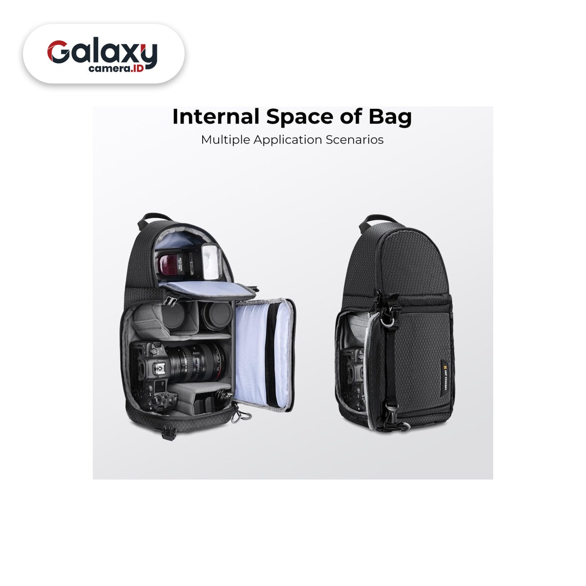 KNF K&F Concept 10L Sling Camera Bag Tas Kamera Backpack (KF13.141)