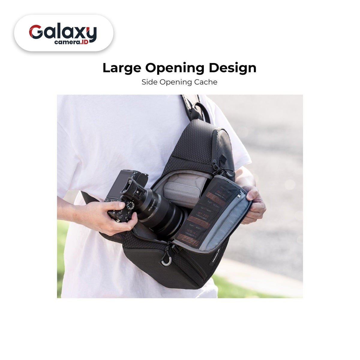 KNF K&F Concept 10L Sling Camera Bag Tas Kamera Backpack (KF13.141)