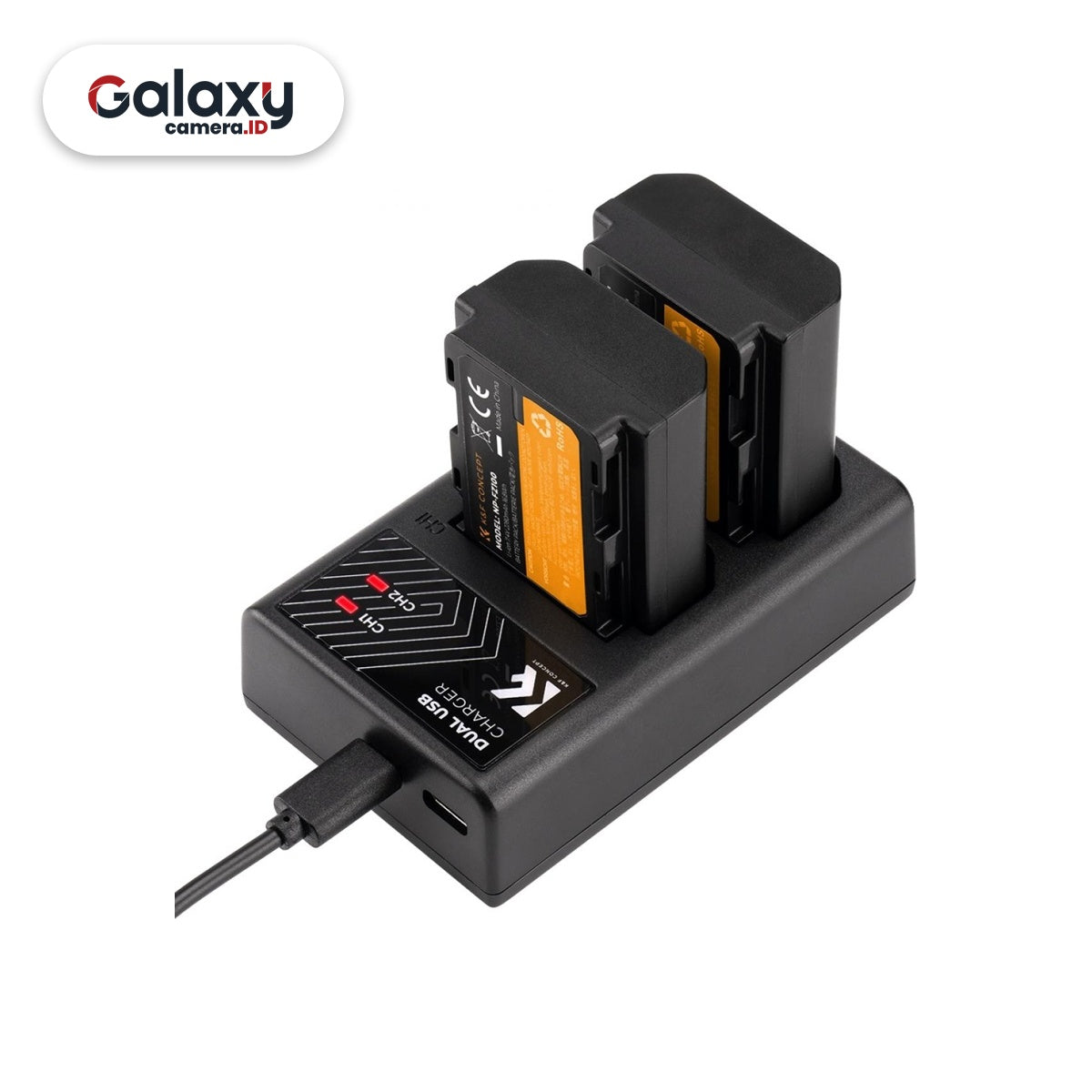 KNF K&F Concept 2PCS Battery NP-FZ100 + Dual Slot Charger (KF28.0016)