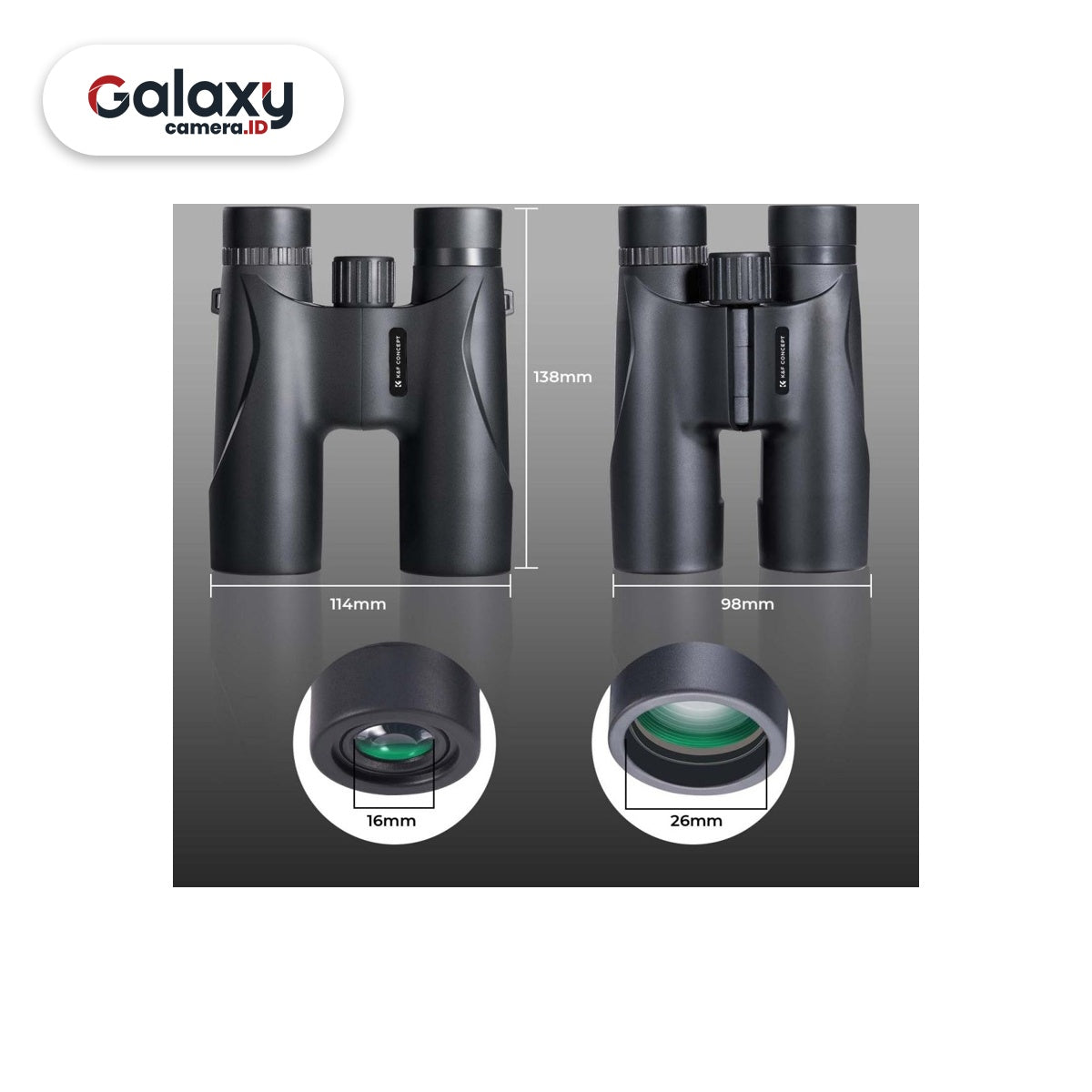 KNF K&F Concept Binocular Telescope HD 12x32 Waterproof Ori (KF33.071)