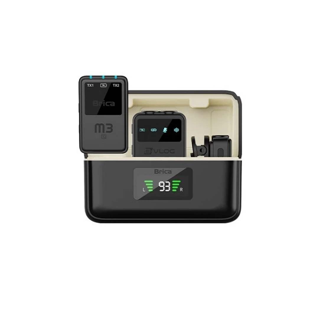 Brica B-VLOG M3 SQ Dual Wireless Microphone