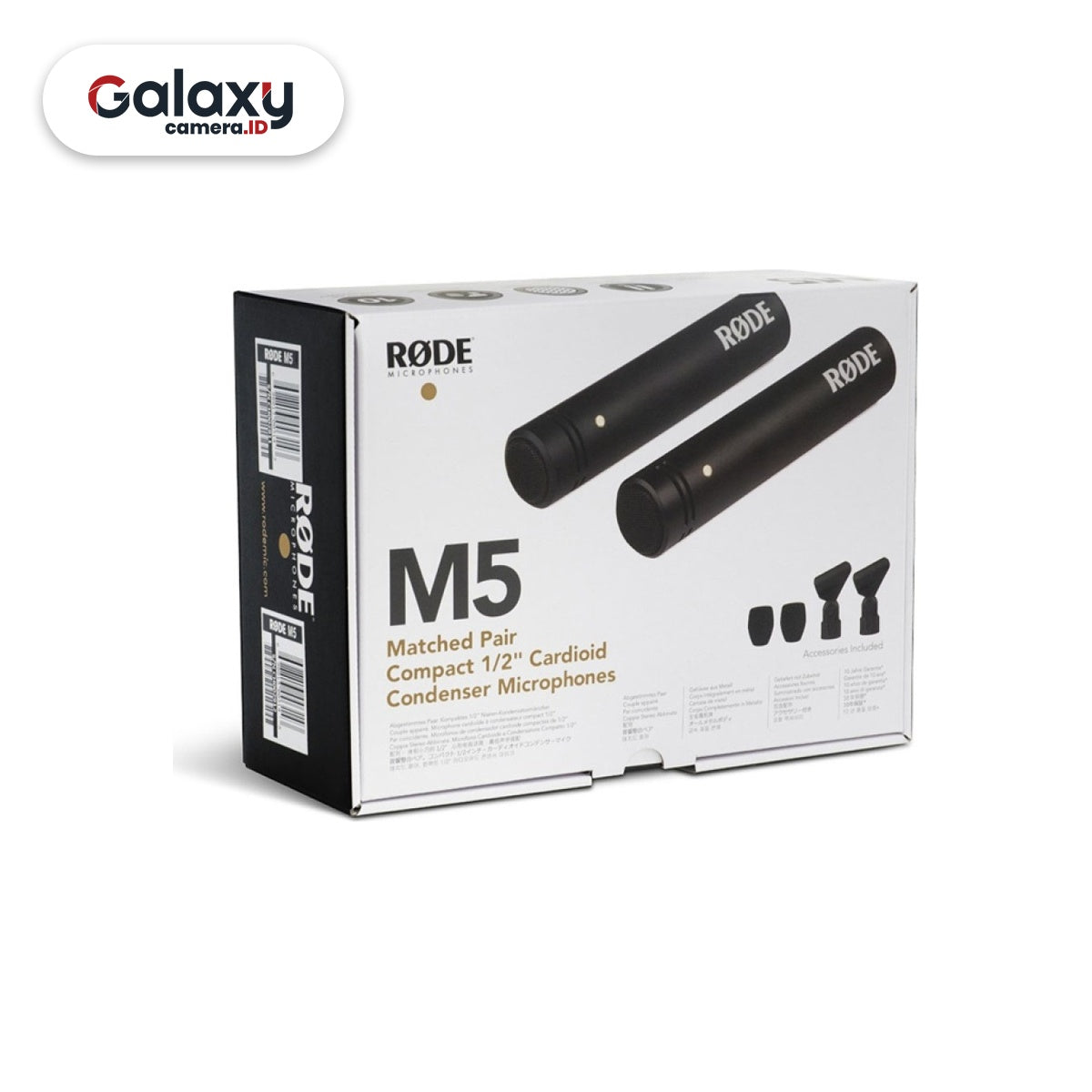 Rode M5MP Matched Pair M5 MP 1/2" Cardioid Condenser Microphone Resmi
