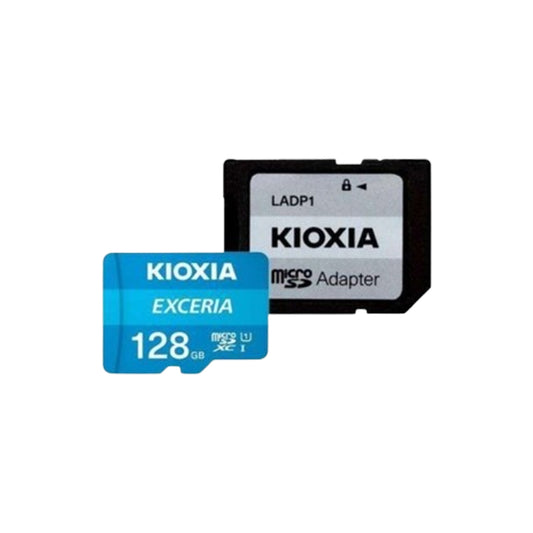 Memory MicroSD Kioxia Exceria 128GB UHS-I 100mb/s With Adapter