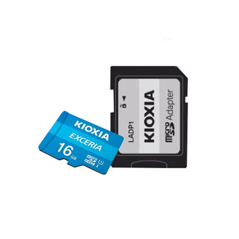 Memory MicroSD Kioxia Exceria 16GB UHS-I 100mb/s With Adapter