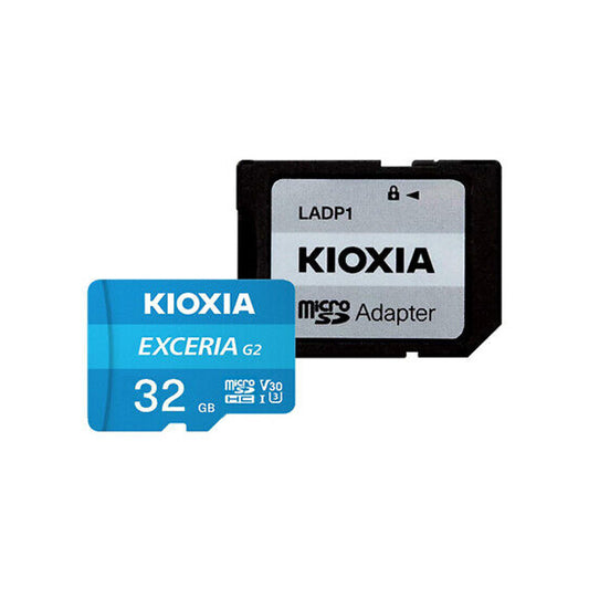 Memory MicroSD Kioxia Exceria 32GB UHS-I 100mb/s With Adapter