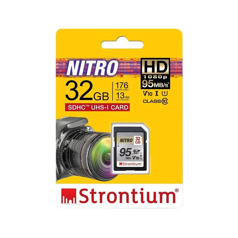 Memory SDHC Nitro Strontium 32GB 95mbps