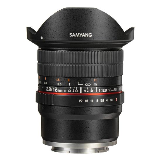 Samyang 12mm f/2.8 ED AS NCS Fisheye Lens for Sony E Mount