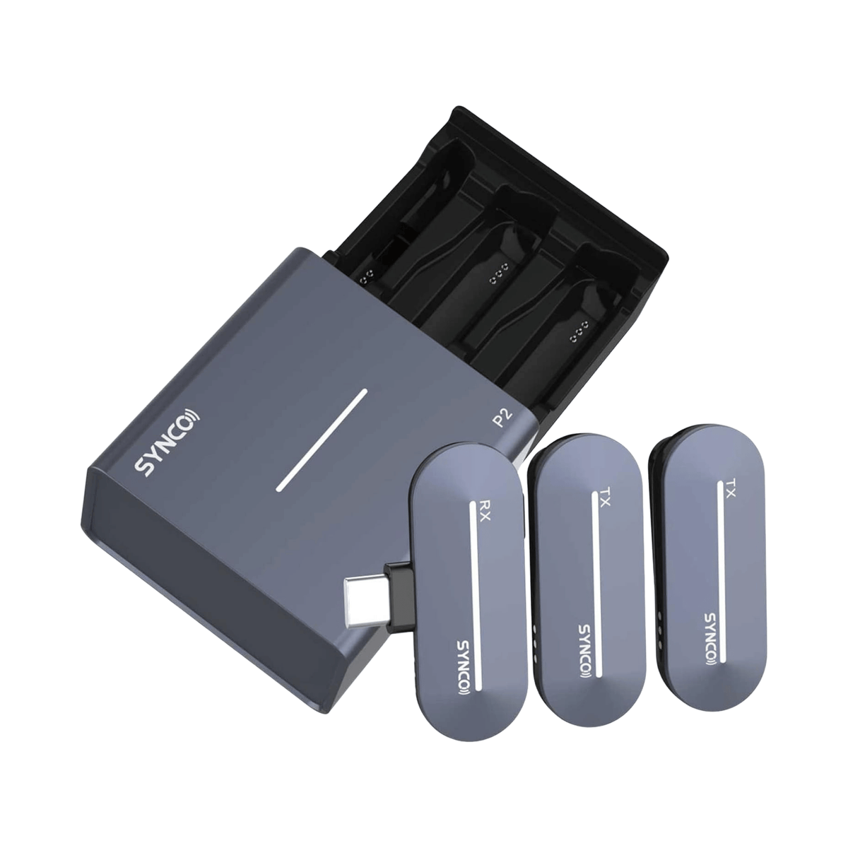 Synco P2T 2 Person Type C Wireless Microphone Mic P2 T Dual