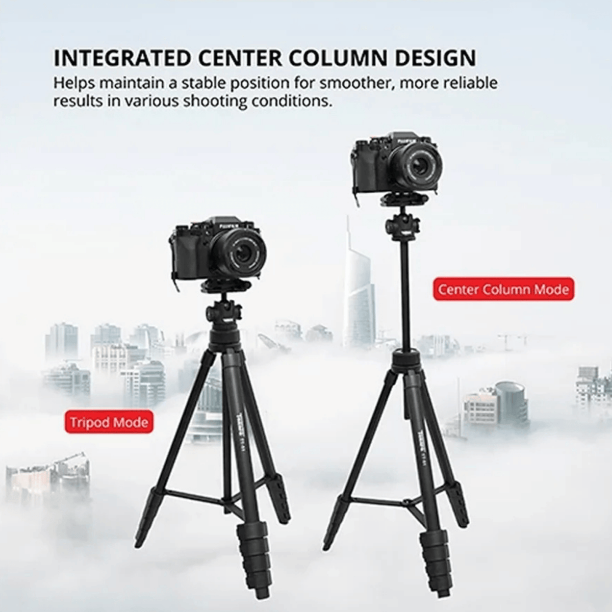 Takara TT-51 Tripod Traveller with Ball Head untuk Kamera & Smartphone Compact & Portable Traveler Lightweight Tripod