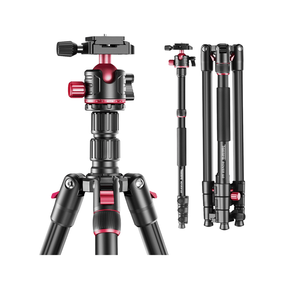 Takara ROVER 60 Compact 2 in 1 Traveller Tripod Monopod Kit