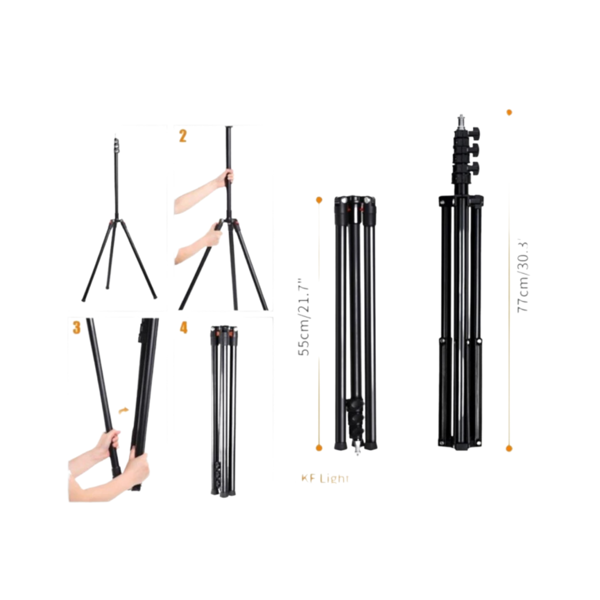 K&F Concept Heavy Duty Light Stand 2,3M