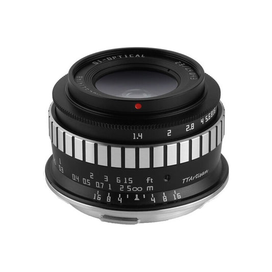 TTArtisan 23mm f1.4 for Canon RF Mount APSC Black-Silver Garansi Resmi