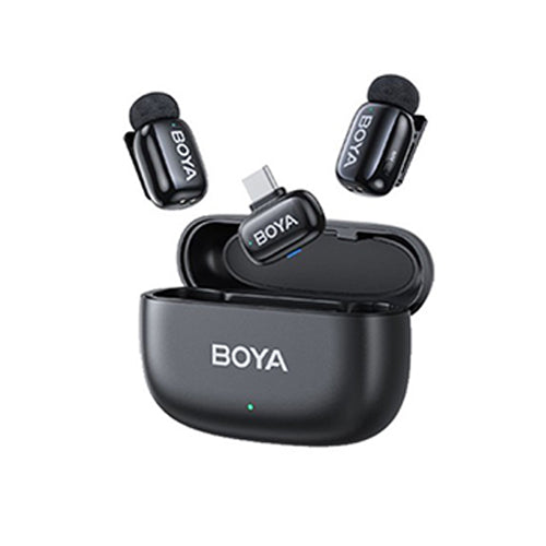 Boya Mini USB-C / Lightning Port TX+TX+RX Wireless Microphone BoyaMini Garansi Resmi