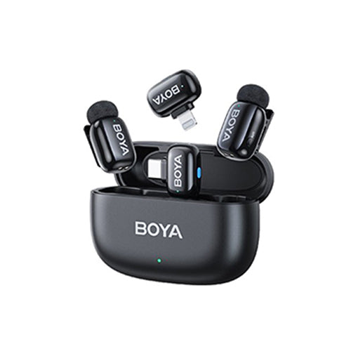 Boya Mini USB-C / Lightning Port TX+TX+RX Wireless Microphone BoyaMini Garansi Resmi