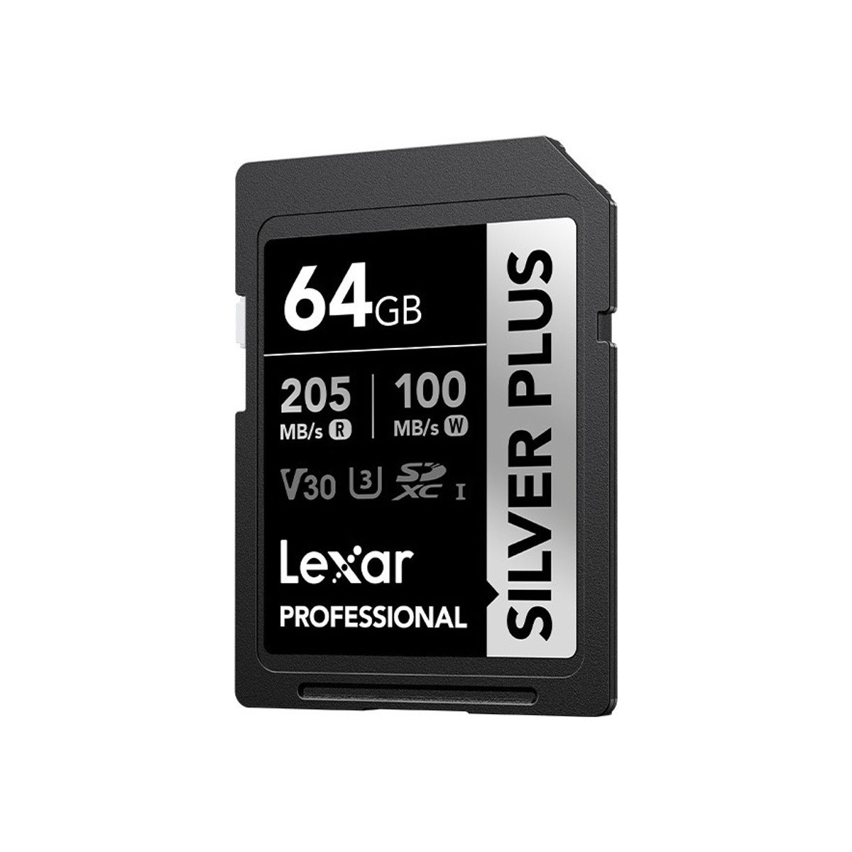 Lexar 64GB Professional SDXC SILVER PLUS UHS-I 255MB/s