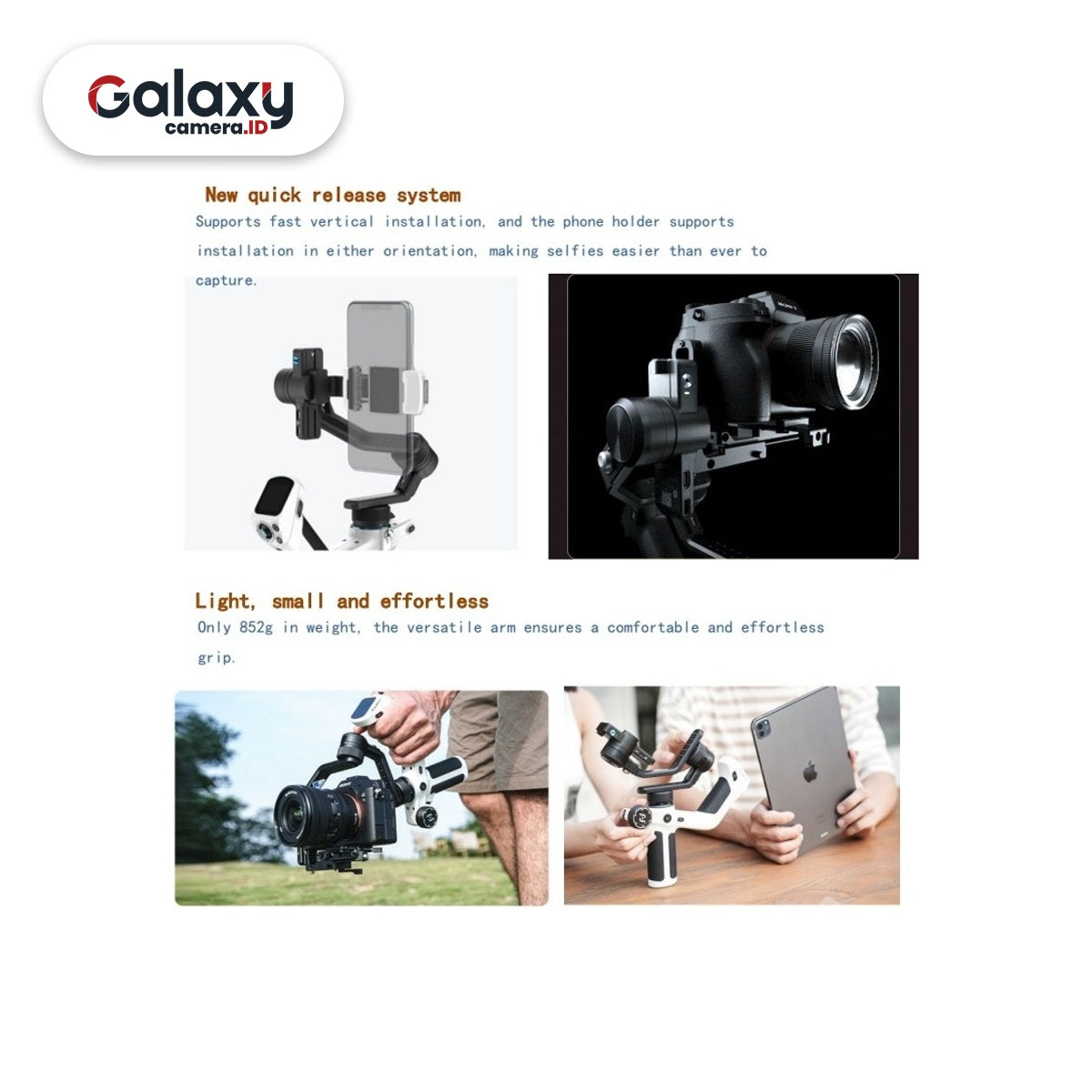 Feiyu SCORP Mini 2 Combo Kit Gimbal Stabilizer
