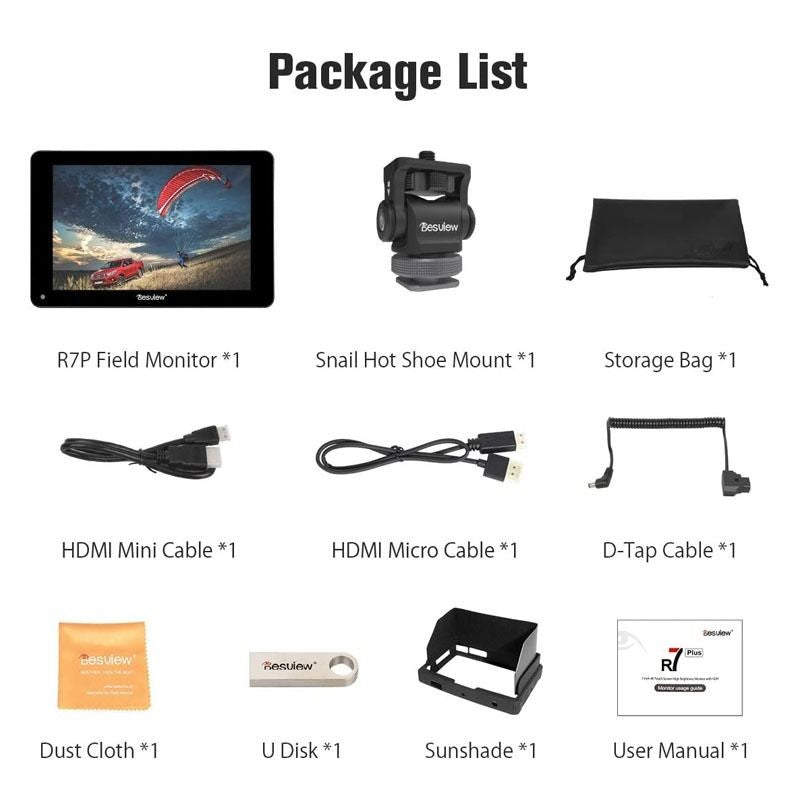 Desview R7 Plus 7-inch On Camera Touch Monitor