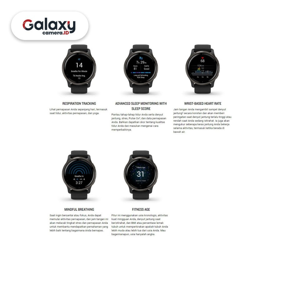 Garmin Venu 2 Venu2 GPS WIFI Smartwatch
