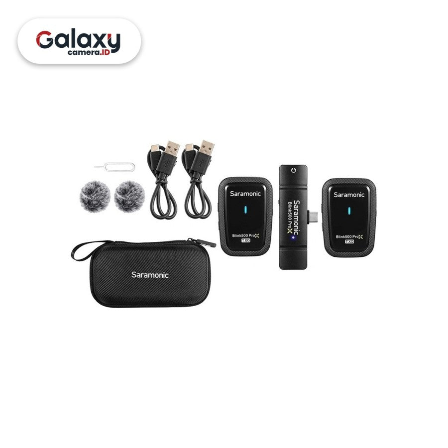 Saramonic Blink500 ProX Q6 Pro X Q 500 Dual Wireless Microphone Resmi