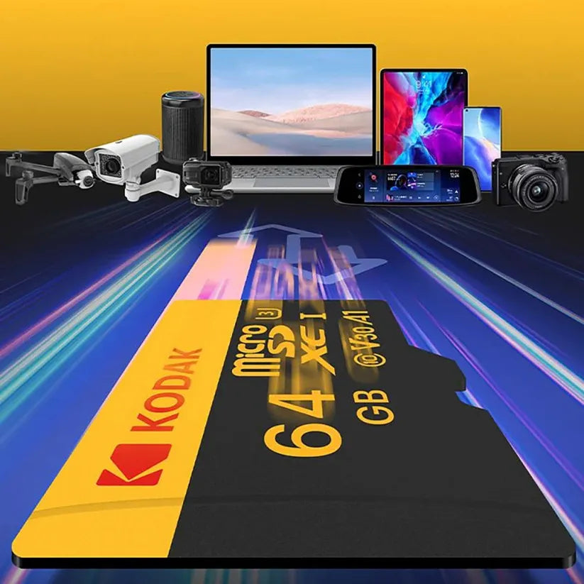 Kodak mSd U3/V30 64 Gb with adapter