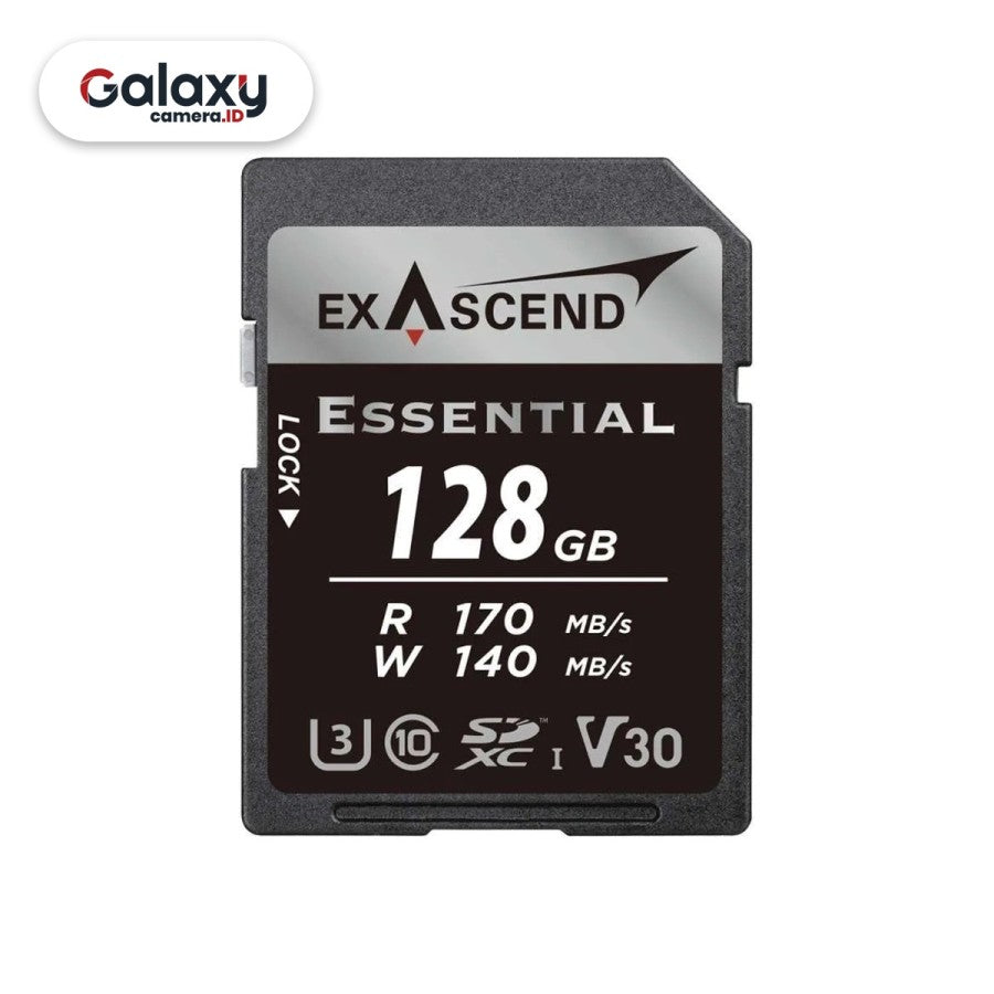 Memory Card SDXC Exascend Essential 128GB 170MB/s UHS I Memori Resmi