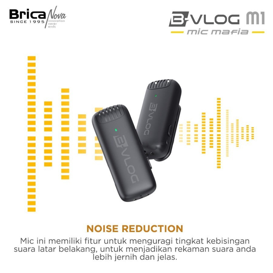 Brica B-VLOG M1d Dual TX  USB-C Mic Wireless