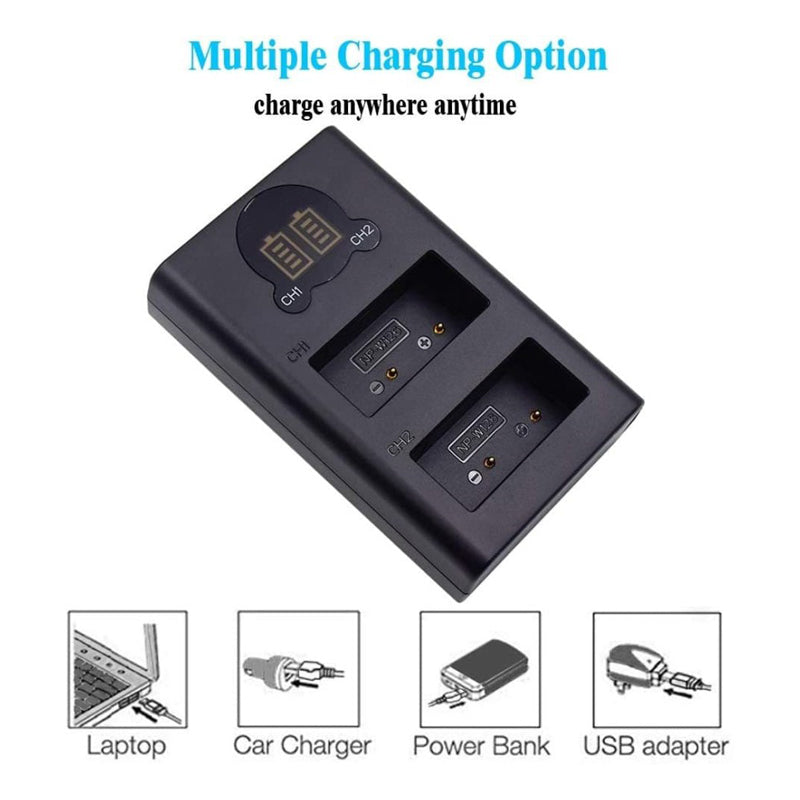 Avangarde Baterai Fujifilm W235S Dual Charger