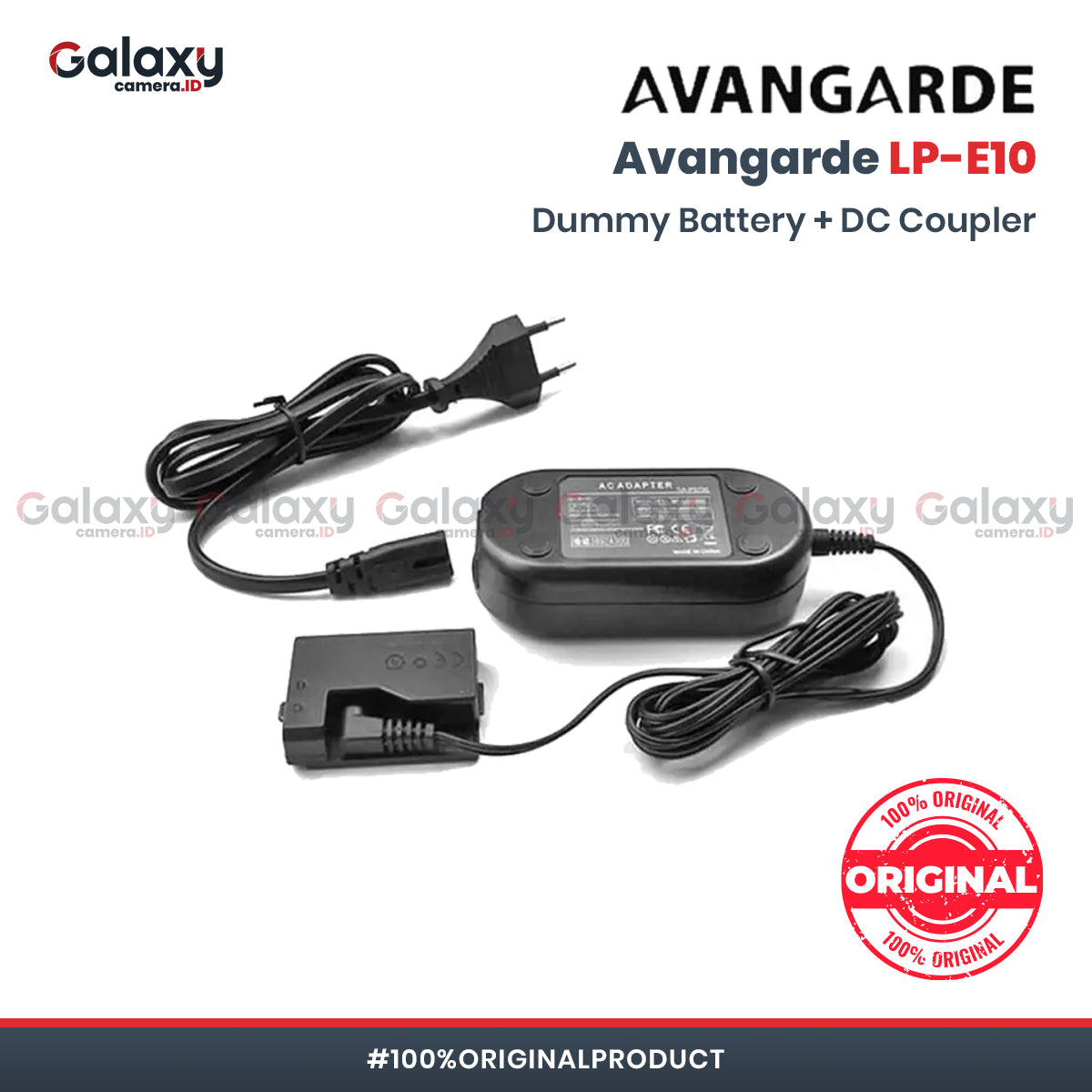 Avangarde LP-E10 Dummy Battery + DC Coupler